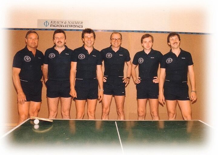 1985: v.l.n.r.: A. Wieser, N. Krapfenbauer, R. Ettenauer, G. Alsch, C. Schneider, W. Tankovits