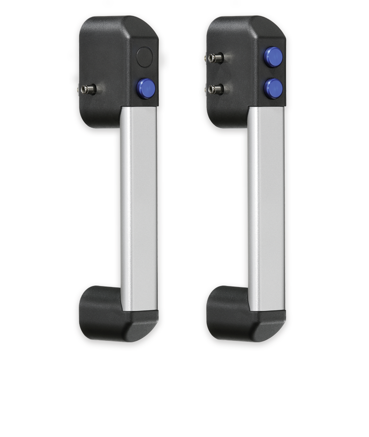 Kraus & Naimer Controls: Pneumatischer Funktionsgriff FH18-PN5 mit 5/2-Wegenventil