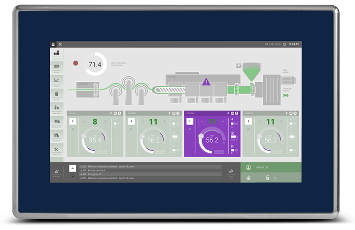 Kraus & Naimer KN Controls 700 Hygienic HMI Touchpanel