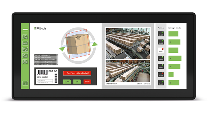 KN Controls, KN-C 712-WEB Wizard, 12 Zoll HMI Touchpanel der WEB-Panel Generation, Ultra Widescreen