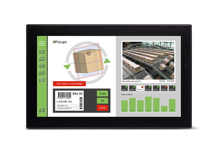 KN Controls, KN-C 721-WEB Wizard, 21 Zoll HMI Touchpanel der WEB-Panel Generation