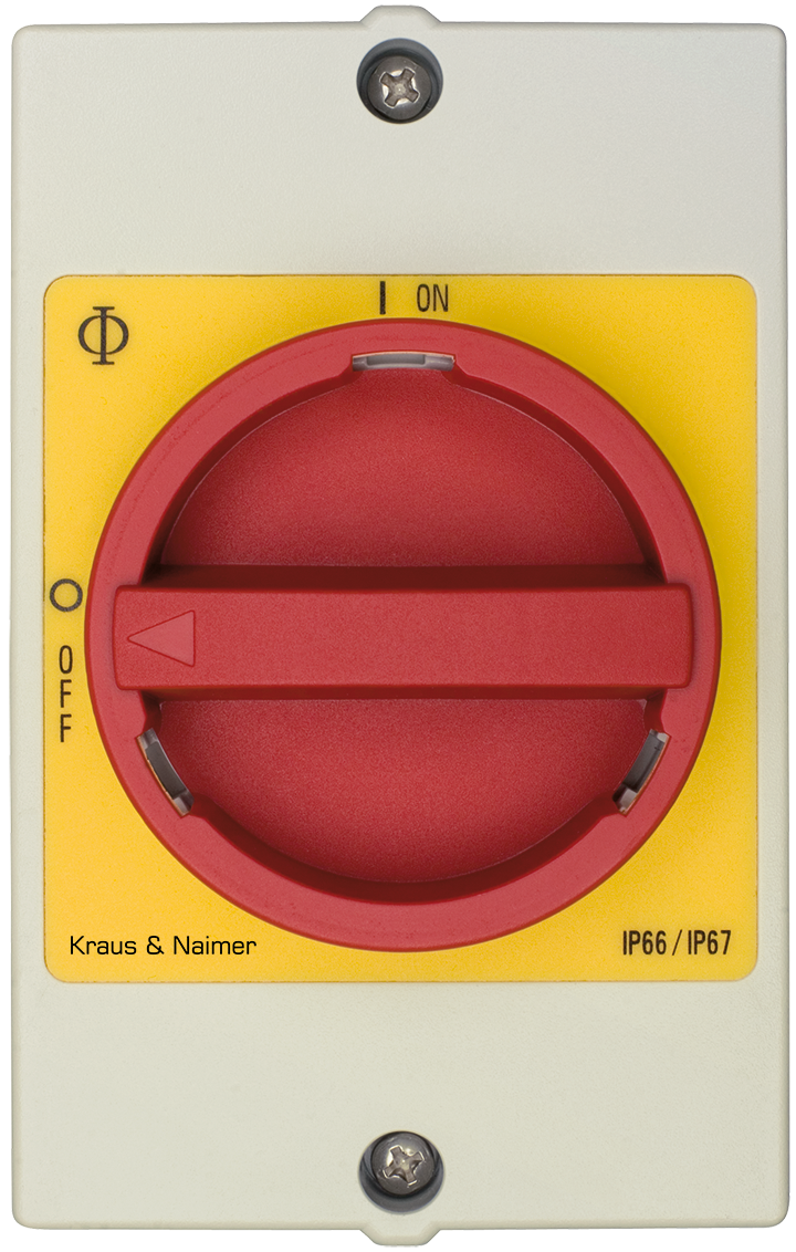 KT_Enclosure (high strength durable plastic enclosures for switches, for highly inductive consumers, Kraus and Naimer, K&N)